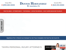 Tablet Screenshot of dennishernandez.com